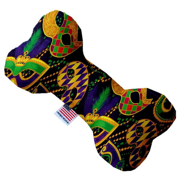 Mirage Pet Products Mardi Gras Masquerade 6 in. Bone Dog Toy 1377-TYBN6